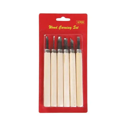 Wood Carving Set - 6 pieces