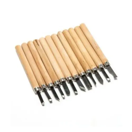 Wood Carving Tools - also for lino 12 pieces
