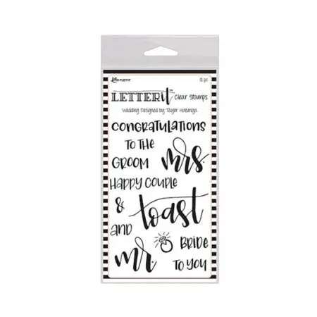 Ranger Letter It Stamp Set: WEDDING