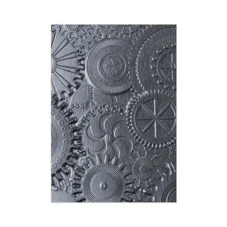 Sizzix 3-D Texture Fades Embossing Folder: Mechanics