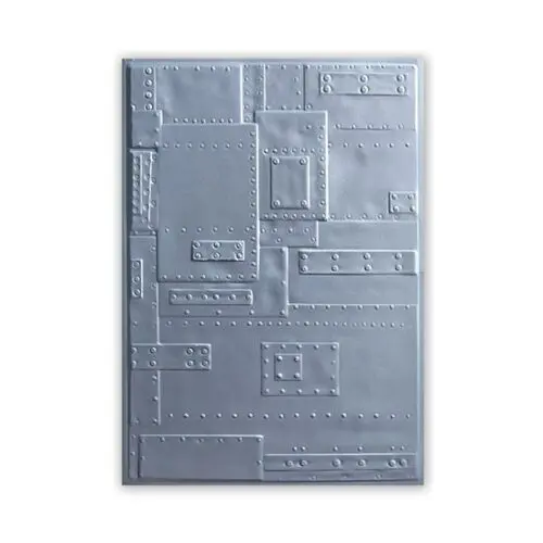 Sizzix 3-D Texture Fades Embossing Folder: Foundry