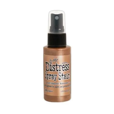 Antiqued Bronze Distress Spray Stain