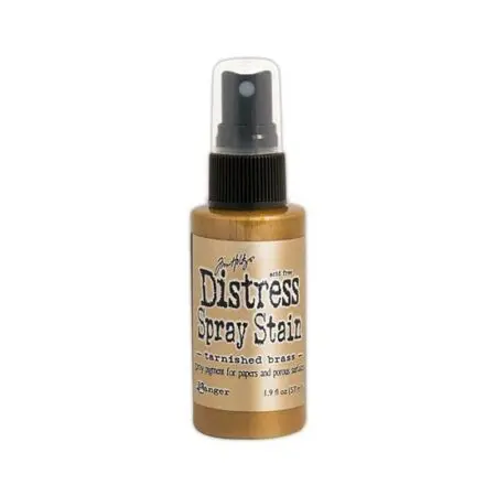 Metallic Tarnished Brass Distress Spray Stain