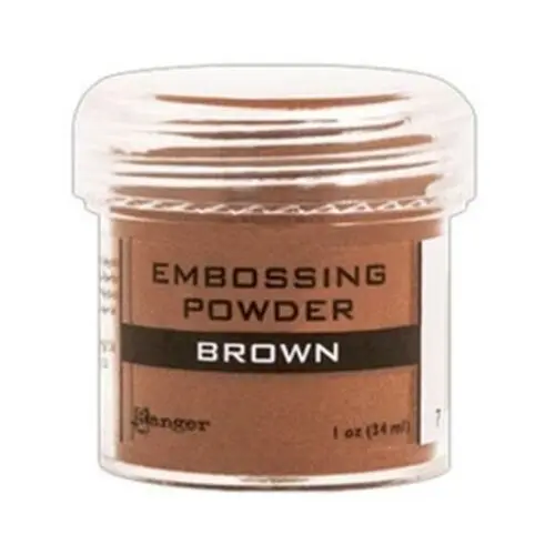 Ranger Opaque Embossing Powder: Brown