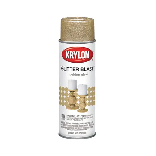 Glitter Blast Spray Paint: Golden Glow