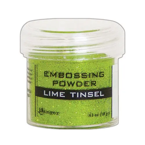 Lime Tinsel Embossing Powder