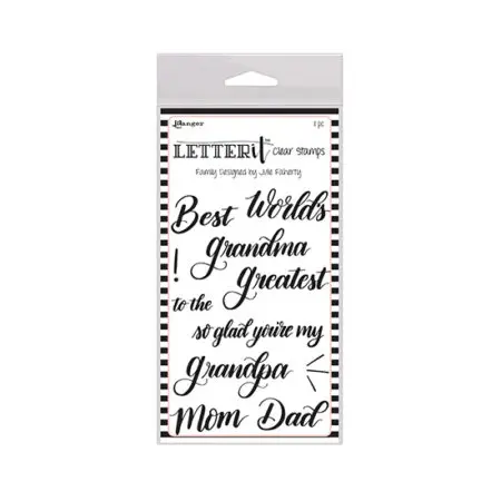 Family: Ranger Letter It Stamp Set