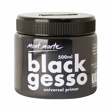 Mont Marte Black Gesso: 500ml