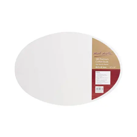 Mont Marte Oval Canvas Deep Edge: 55cm x 88cm