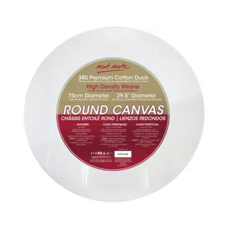 Mont Marte Round Canvas: 75cm