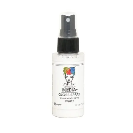 Dina Wakley Gloss Spray: White