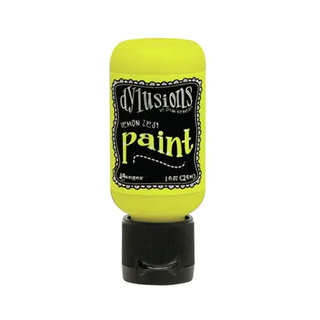 Lemon Zest Dylusions Blendable Paint Flip Top