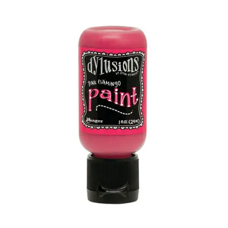 Pink Flamingo Dylusions Blendable Paint Flip Top