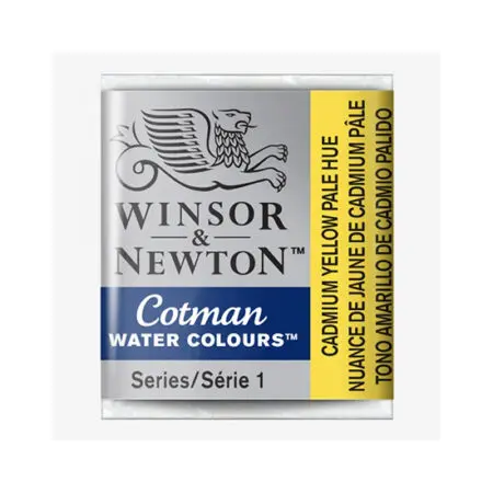 Cadmium Yellow Pale Hue Winsor & Newton Cotman Half Pan