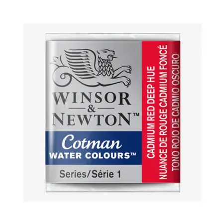 Cadmium Red Deep Hue Winsor & Newton Cotman Half Pan