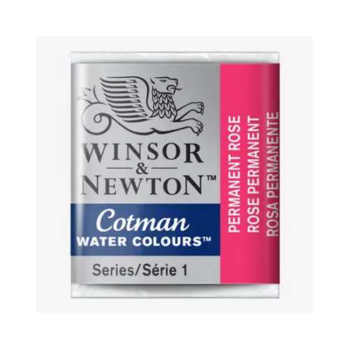 Permanent Rose Winsor & Newton Cotman Half Pan