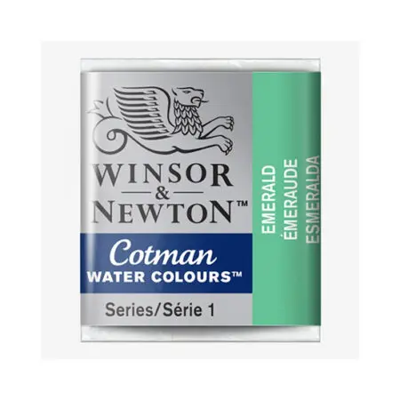 Emerald Winsor & Newton Cotman Half Pan