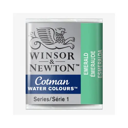 Emerald Winsor & Newton Cotman Half Pan