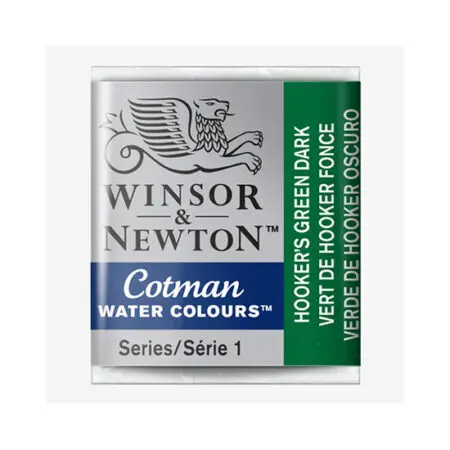 Hookers Green Dark Winsor & Newton Cotman Half Pan