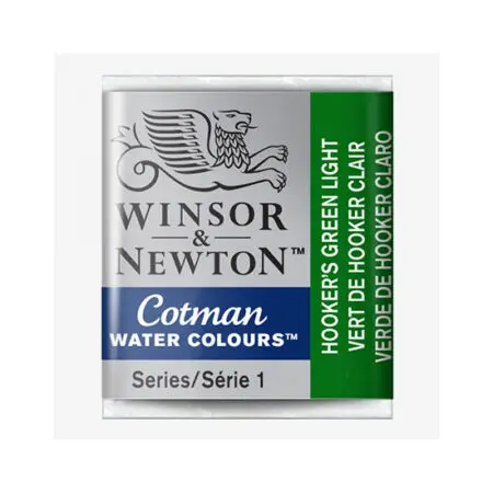 Hookers Green Light Winsor & Newton Cotman Half Pan