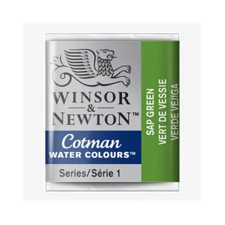 Sap Green Winsor & Newton Cotman Half Pan