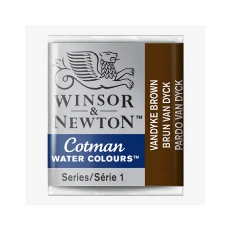 Vandyke Brown Winsor & Newton Cotman Half Pan