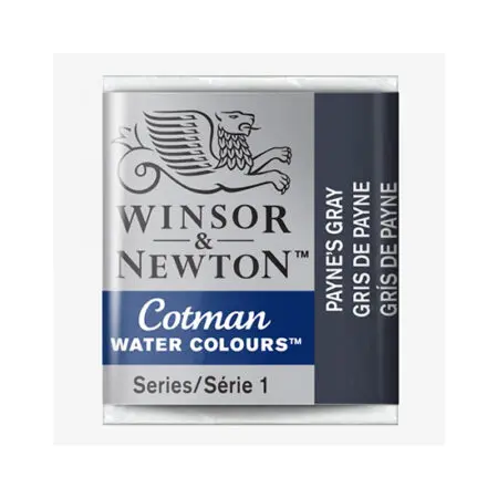 Paynes Grey Winsor & Newton Cotman Half Pan