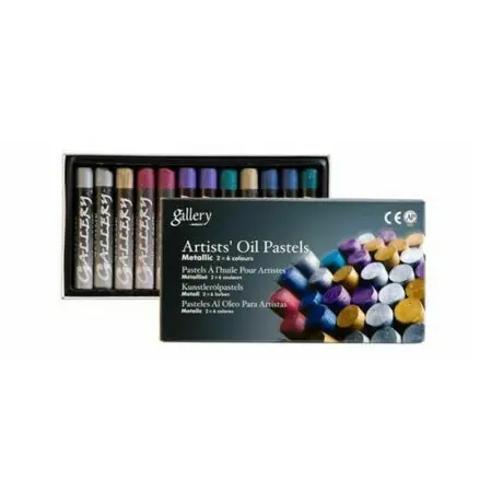 12's Metallic Mungyo MOP Oil Pastel Set