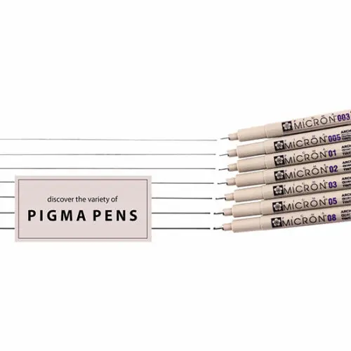 0.3 Pigma MICRON Black Pen