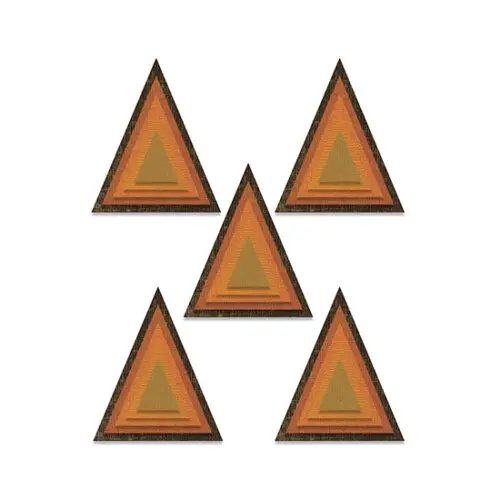 Stacked Tiles Triangles Thinlits Die
