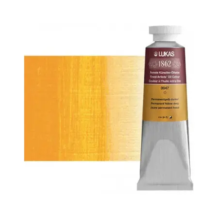 Permanent Yellow Deep Lukas 1862 Professional Oil Paint 37ml