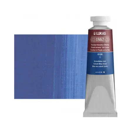 Cobalt Blue Hue Lukas 1862 Professional Oil Paint 37ml