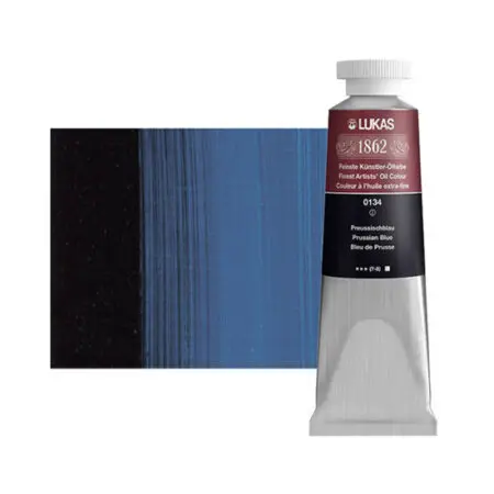 Prussian Blue Lukas 1862 Professional Oil Paint 37ml