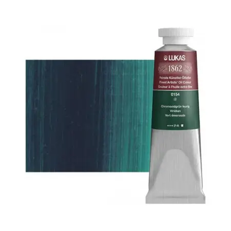 Viridian Lukas 1862 Professional Oil Paint 37ml