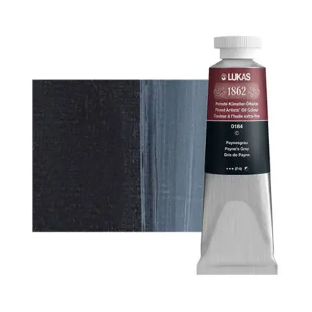 Paynes Grey Lukas 1862 Professional Oil Paint 37ml