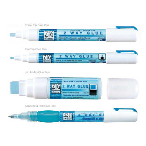 ZIG 2 Way Glue Chisel Tip