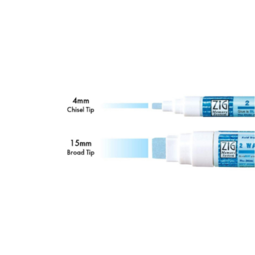 ZIG 2 Way Glue Chisel Tip