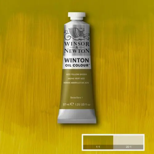 Azo Yellow Green Winton Oil Paint 37ml