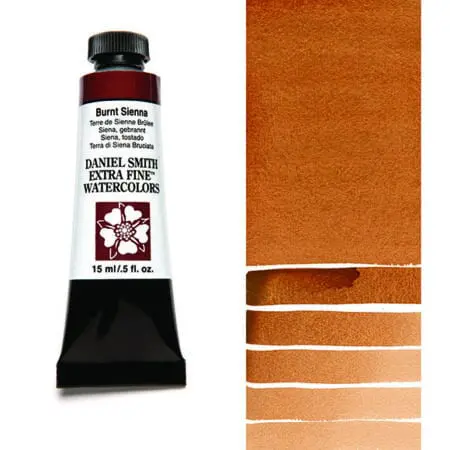 Burnt Sienna S1 Daniel Smith Watercolour 15ml