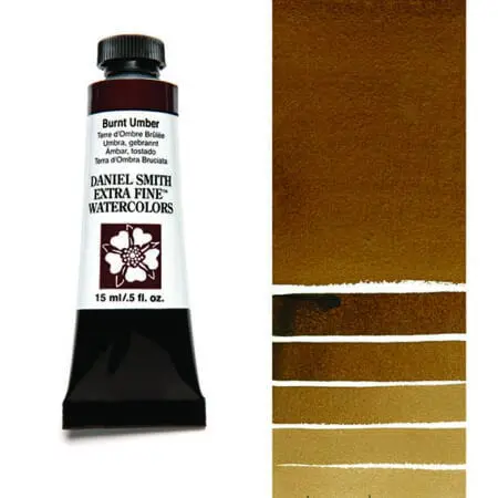 Burnt Umber S1 Daniel Smith Watercolour 15ml