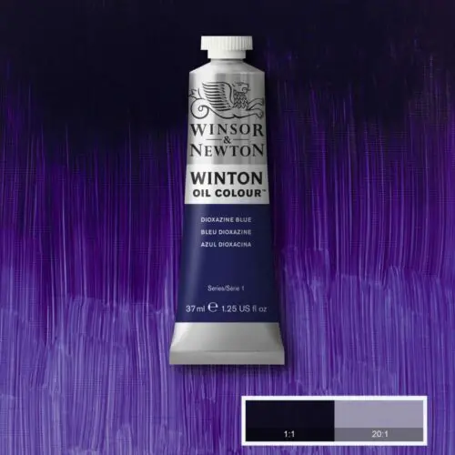 Dioxazine Blue Winton Oil Paint 37ml