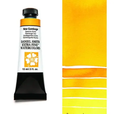 New Gamboge S1 Daniel Smith Watercolour 15ml