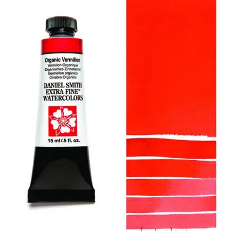 Organic Vermillion S2 Daniel Smith Watercolour 15ml