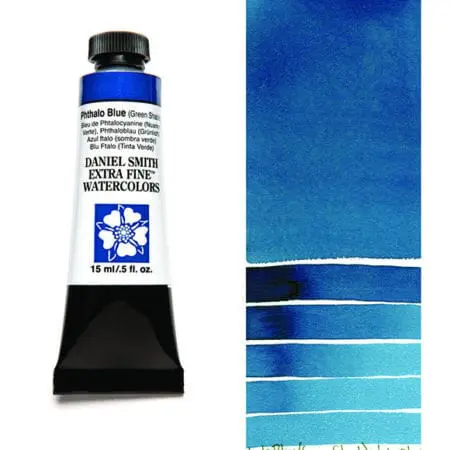 Phthalo Blue Green Shade S1 Daniel Smith Watercolour 15ml