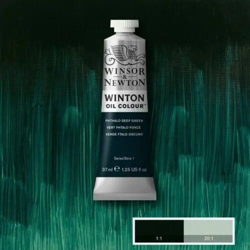 Phthalo Deep Green Winton Oil Paint 37ml