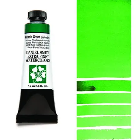 Phthalo Green Yellow Shade S2 Daniel Smith Watercolour 15ml