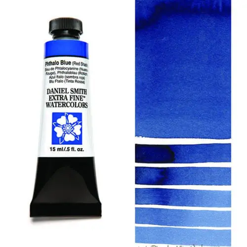 Phthalo Blue Red Shade S1 Daniel Smith Watercolour 15ml