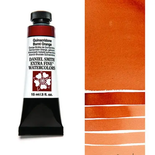 Quinacridone Burnt Orange S2 Daniel Smith Watercolour 15ml
