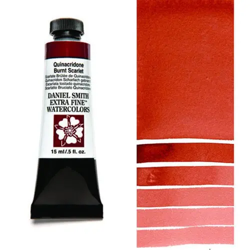 Quinacridone Burnt Scarlet S2 Daniel Smith Watercolour 15ml