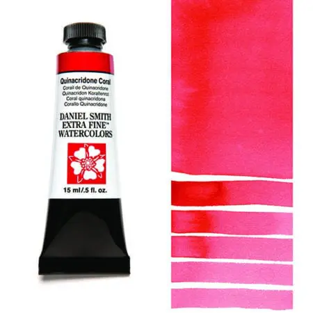 Quinacridone Coral S2 Daniel Smith Watercolour 15ml